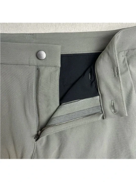 Lululemon Men's Size 34x31 Commission Pant Slim Gray Warpstreme M5975S - Picture 9 of 16